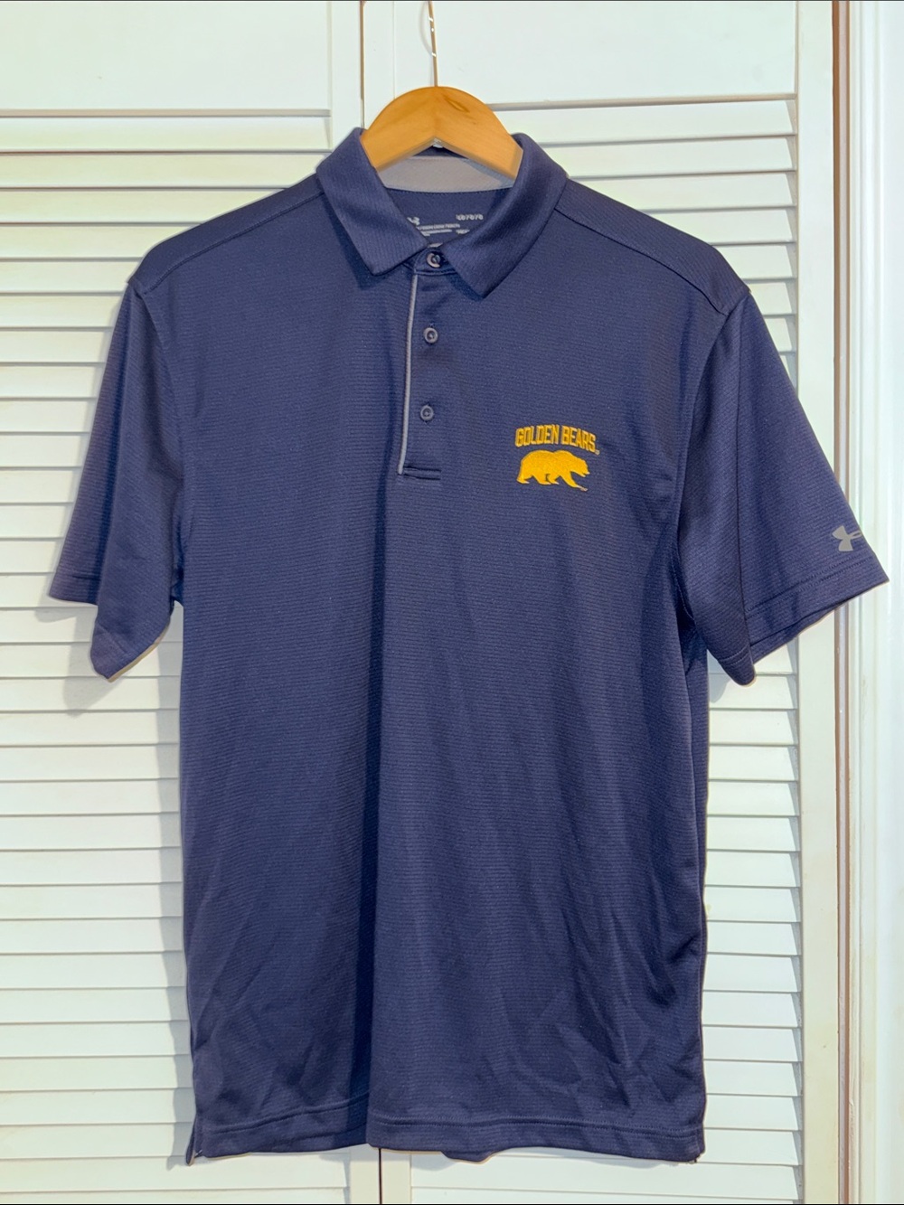 🆕 Under Armour HeatGear CAL Berkeley “Golden Bears”Polo Shirt - L